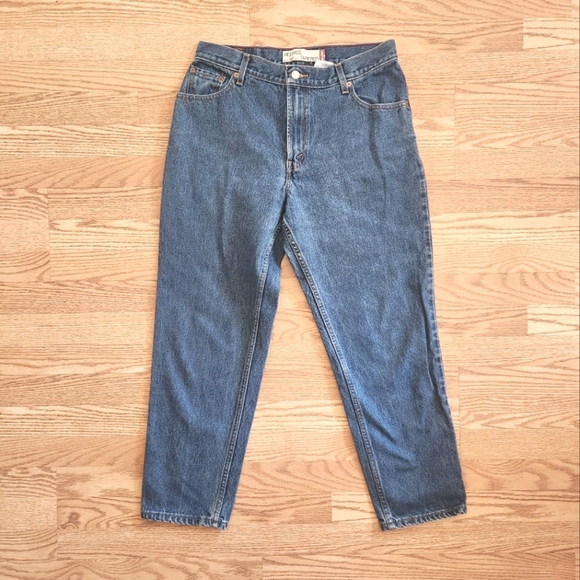 EUC Vintage 00's Levi's 550 Relaxed Tapered Jeans, Size 14S/Modern Size 10 - Picture 1 of 9